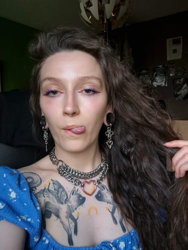 Customer photo review of CYFMH Earrings (2 variantes)