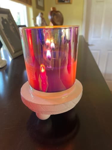 Customer photo review of His Pillow - 3-Wick Candle