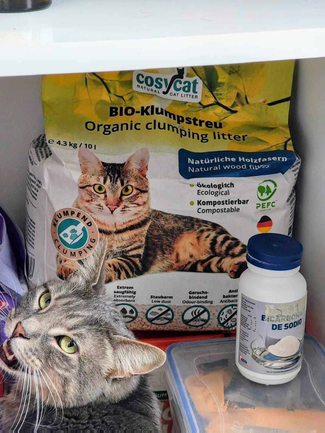 Customer photo review of Pack Cosycat 4,3 kg + 4,3 kg