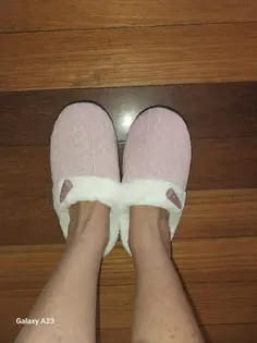 Customer photo review of PLUSH SHERPA SLIPPERS - 50% OFF