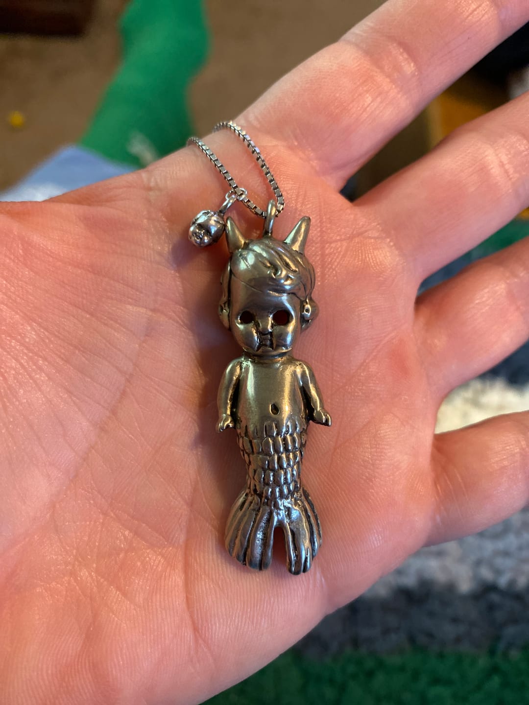 Customer photo review of Zodiac Doll Capricorn Necklace