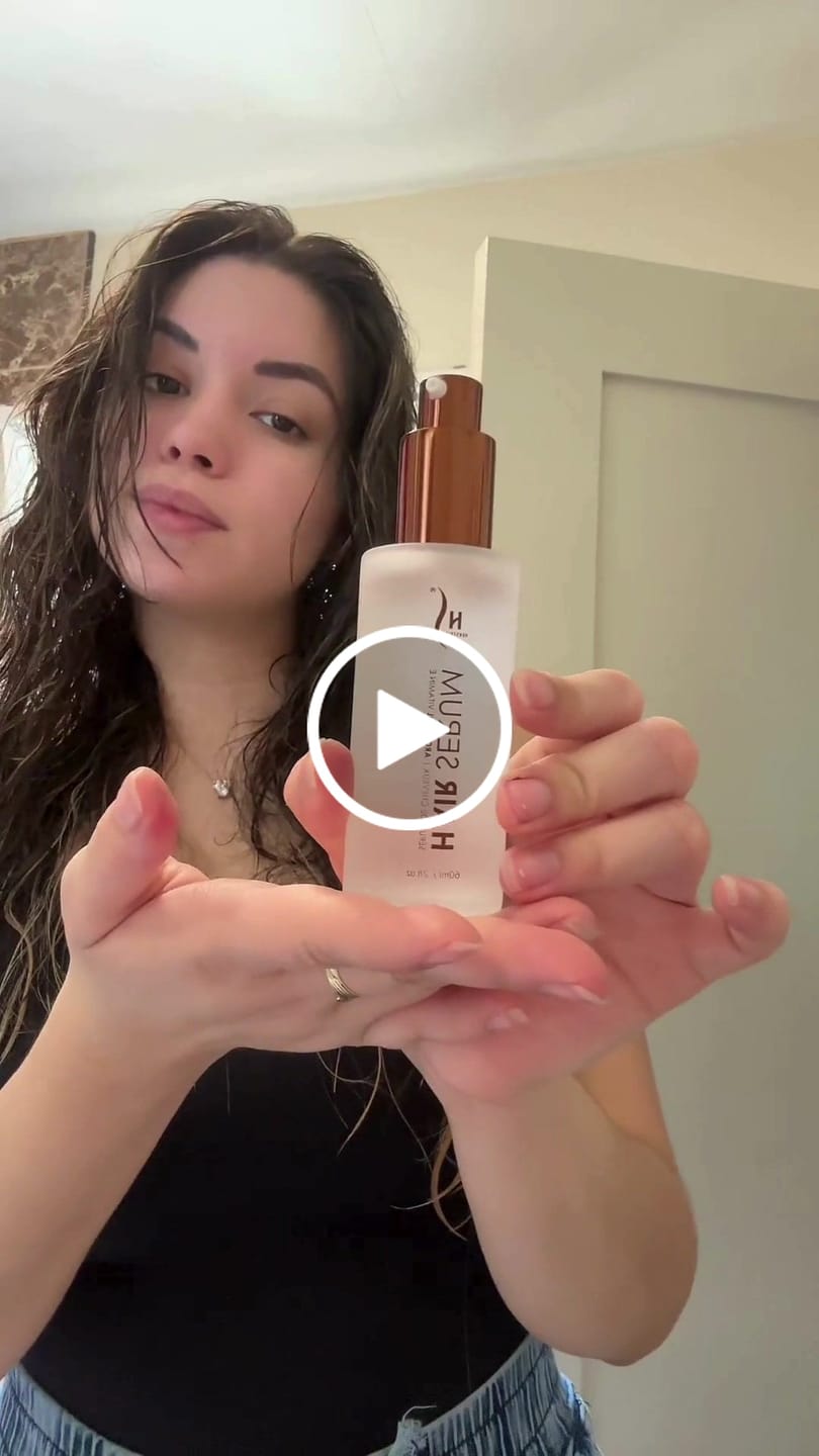Customer video review of Argan Oil Hair Serum