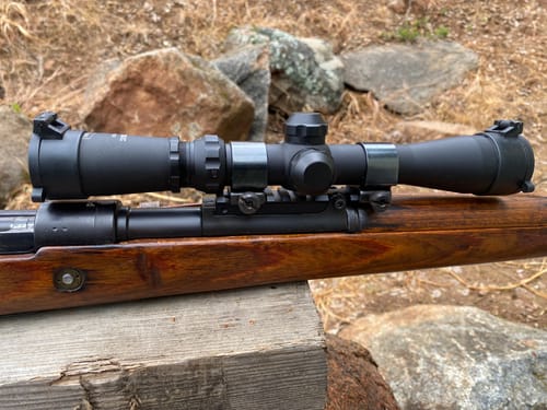 Customer photo review of Mauser K98K Ultra low-profile NDT Scout Mount for Long Eye Relief Scopes Gen 3