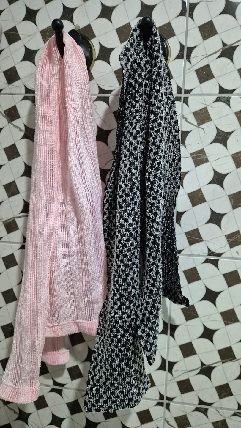Customer photo review of HEPİMOOD PEELİNG ANTİBAKTERİYEL DUŞ HAVLUSU
