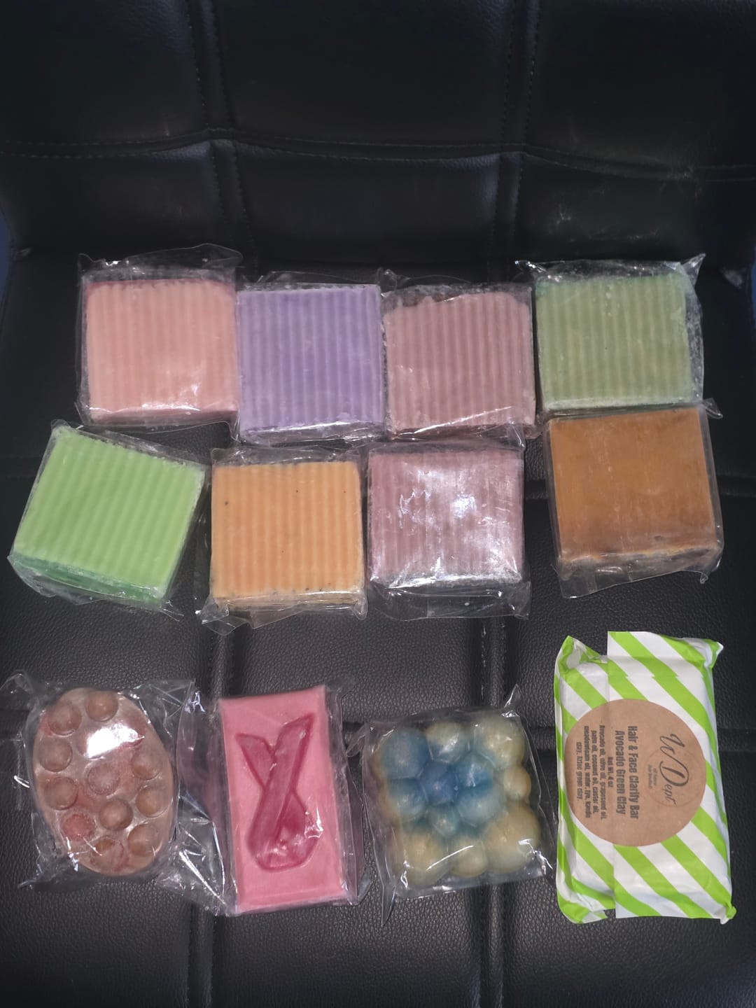Customer photo review of Mystery Box for 12 Hair & Body bars