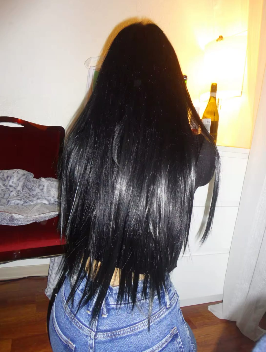 Customer photo review of EXTENSIONES DE CABELLO NATURAL ORGANICO 🌿 16 Clips 60 cm