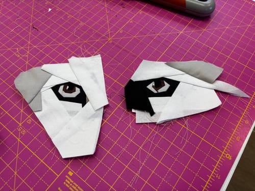 Customer photo review of Plain 14 Piece Cotton Fat Quarter Bundle - Big Pack