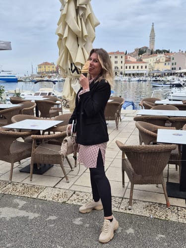 Customer photo review of Lapel Diamond Shirt Dress