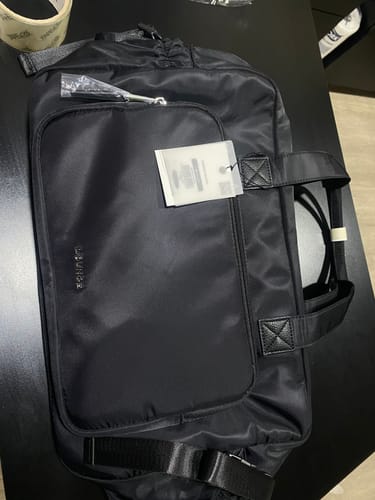 Reseña con foto de un cliente sobre Bolso Maternal