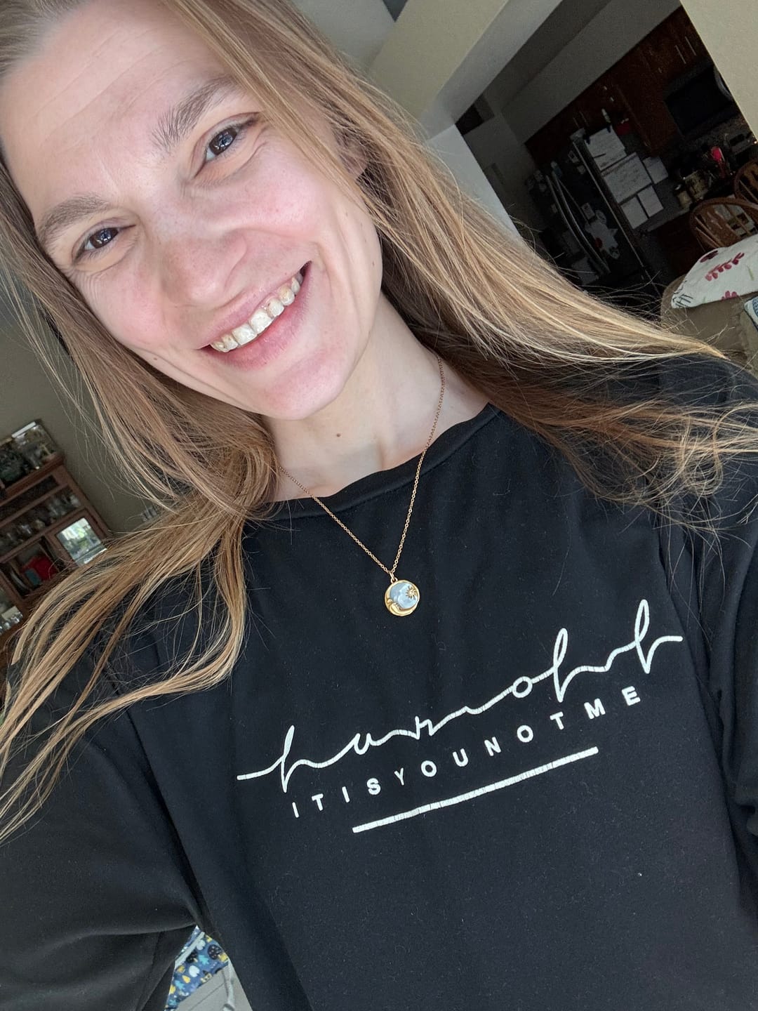 Customer photo review of Celeste Necklace