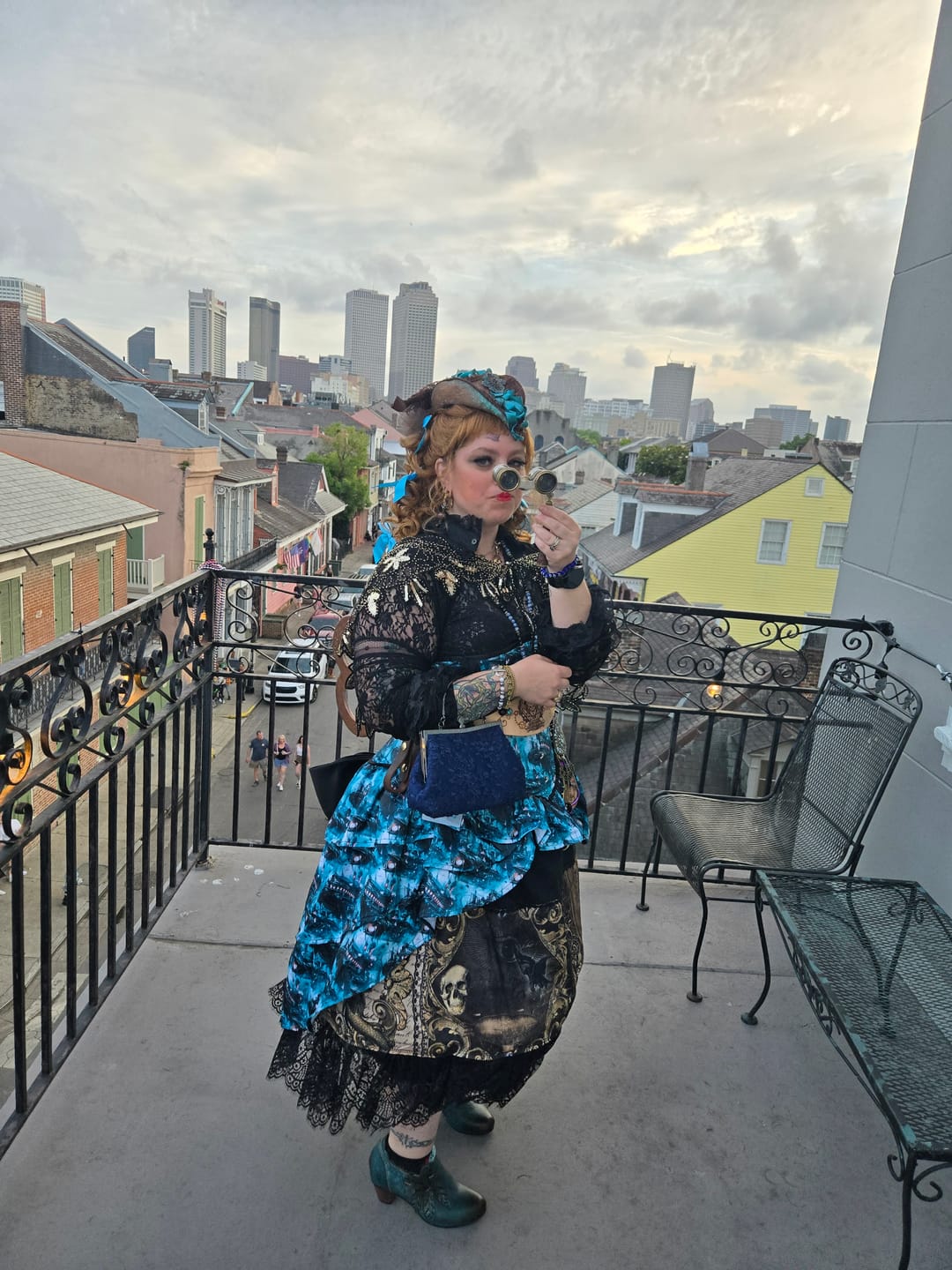 Customer photo review of Retro Handmade Floral Leather Low-Heel Pumps