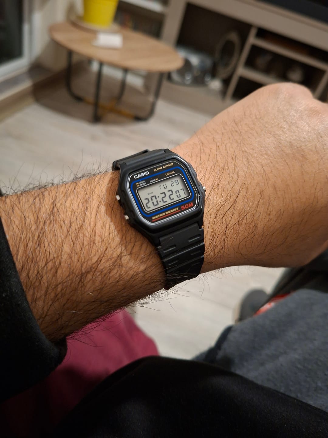 Customer photo review of Reloj Casio Vintage W-59-1VQD Azul/Negro