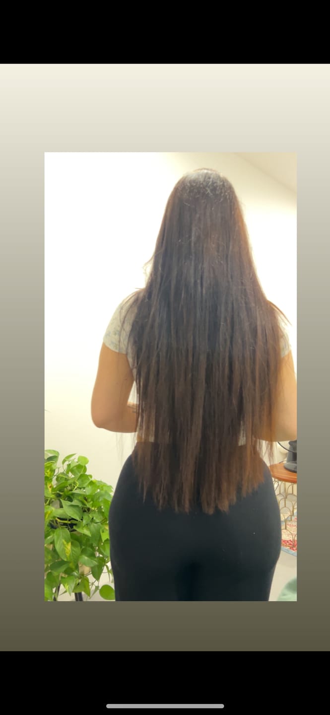 Customer photo review of hair rave
