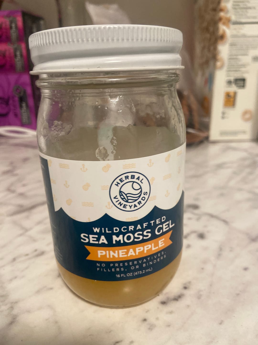 Customer photo review of EXCLUSIVE PINEAPPLE SEA MOSS GEL
