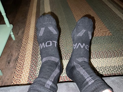 Customer photo review of Men's Alpaca Socks