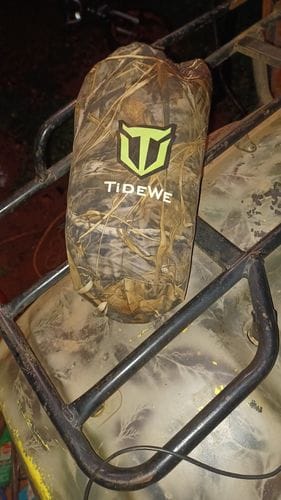 Customer photo review of VisX/VisMax 270 Degree 3 Full Panels See Through Hunting Blind and Rain Suit Bundle