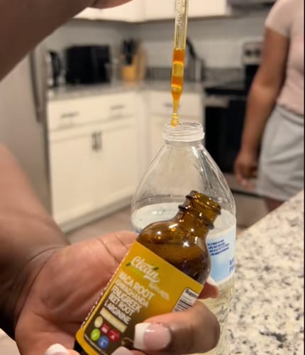 Customer photo review of Maca Root Liquid Drops