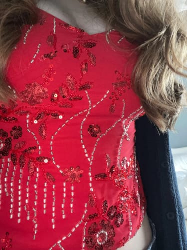 Customer photo review of Cielo | Sequin Cami