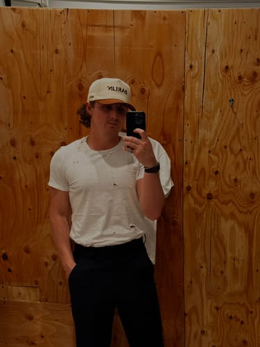 Customer photo review of Darlin Snapback (Creme/Autumn)