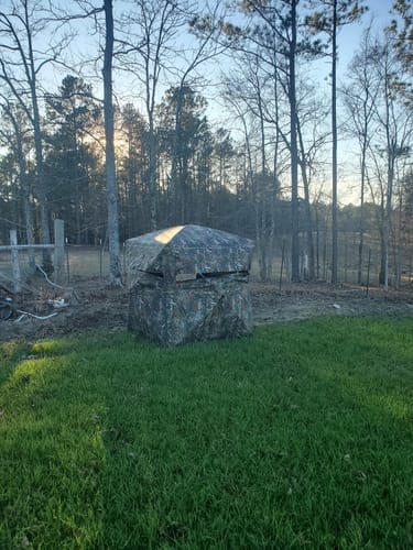 Customer photo review of VisX/VisMax 270 Degree 3 Full Panels See Through Hunting Blind 2 Sets Bundle