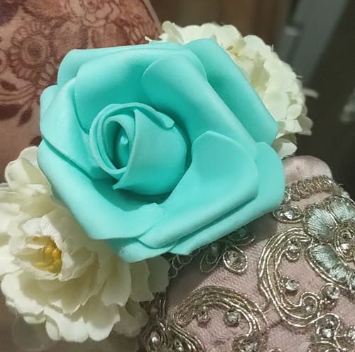 Customer photo review of X2 Rahi Blue Bracelets