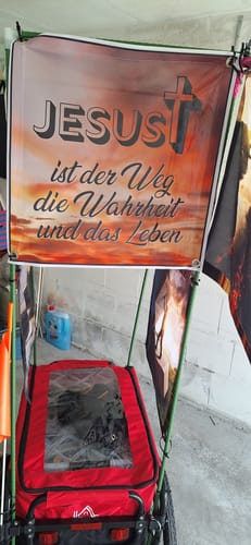 Customer photo review of Fahne inkl. Druck