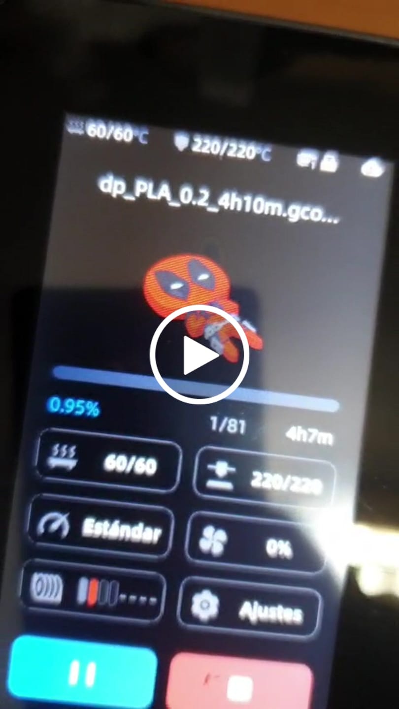 Customer video review of PLA+