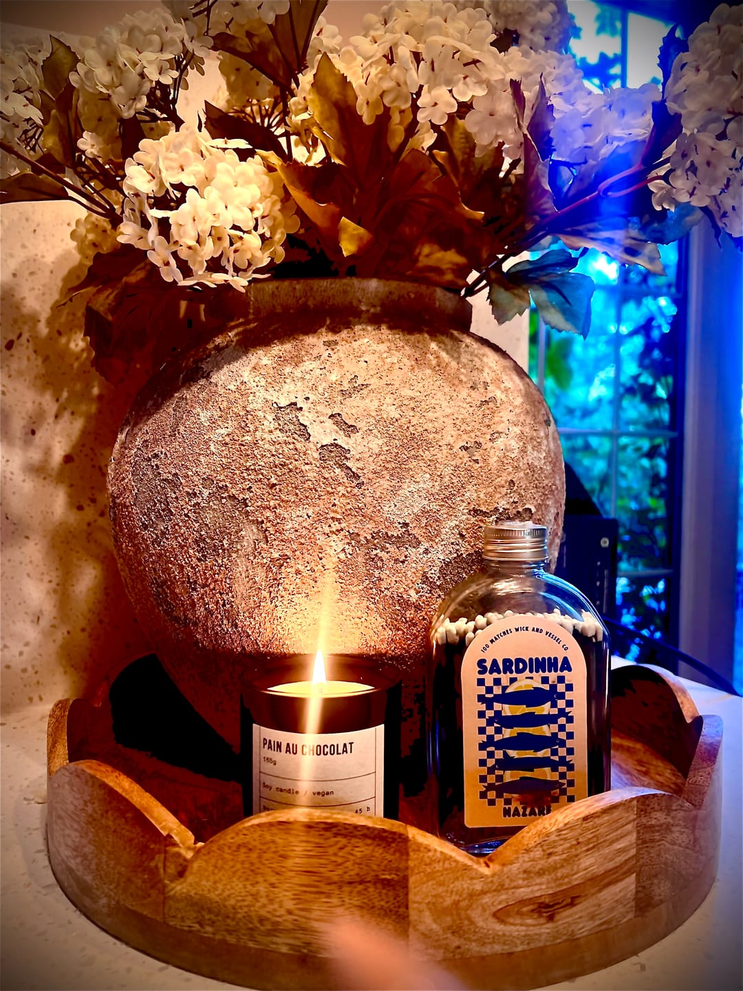 Customer photo review of Pain Au Chocolat Candle