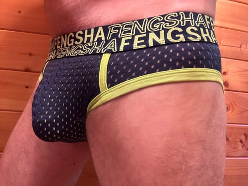 Customer photo review of 2 Pack Men's Breathable Youth U-Convex Pouch Briefs