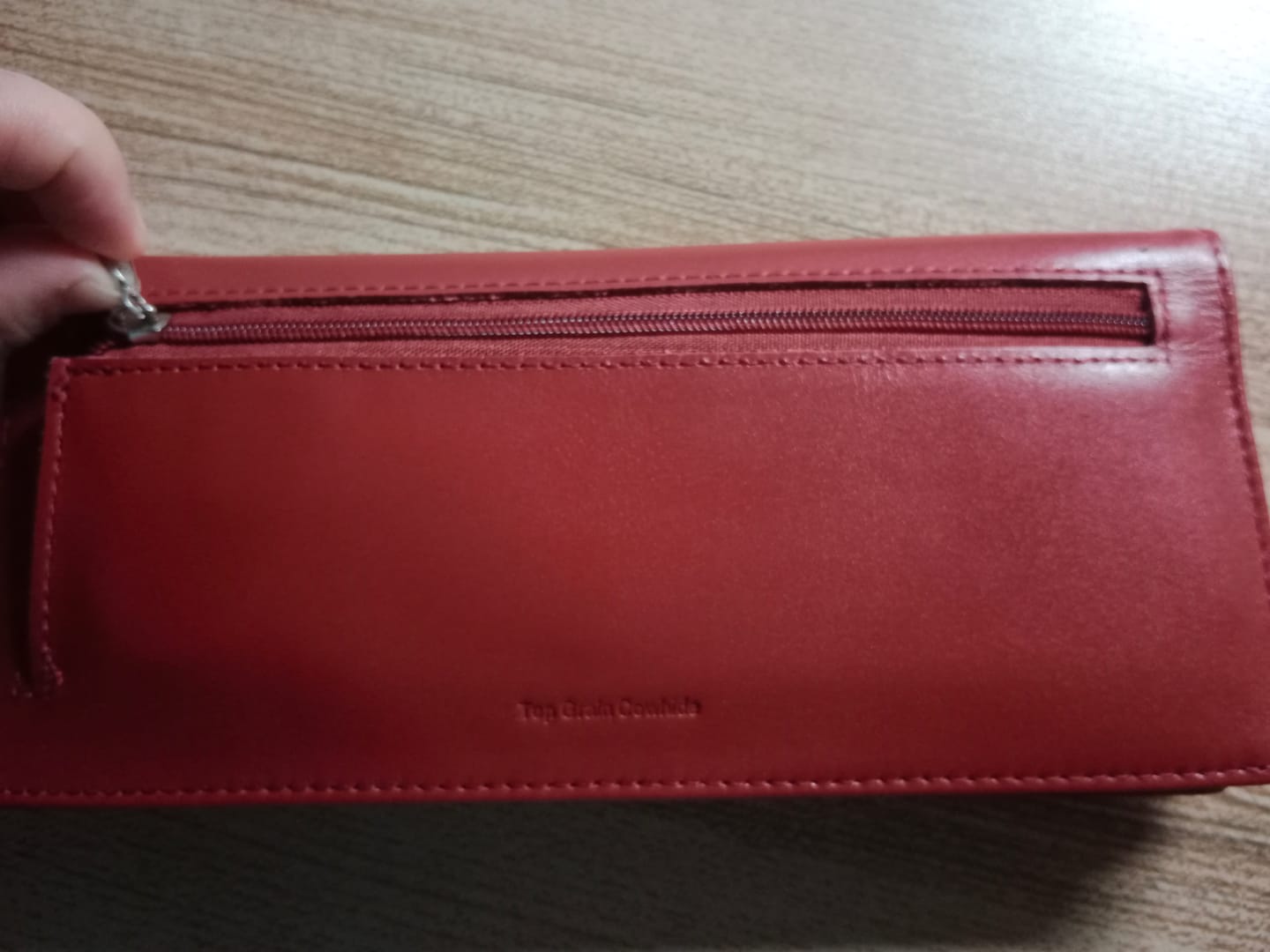 Customer photo review of Leather Executive Red