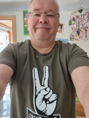 Customer photo review of ORGANIC SHIRT BUBEN • NUR ZWEI