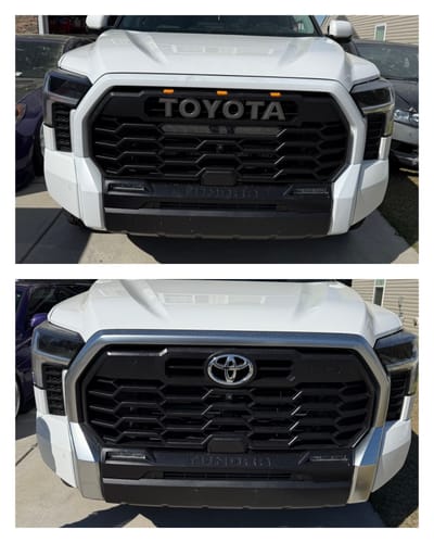 Customer photo review of TRD Pro Grille for 2022-2025 Toyota Tundra