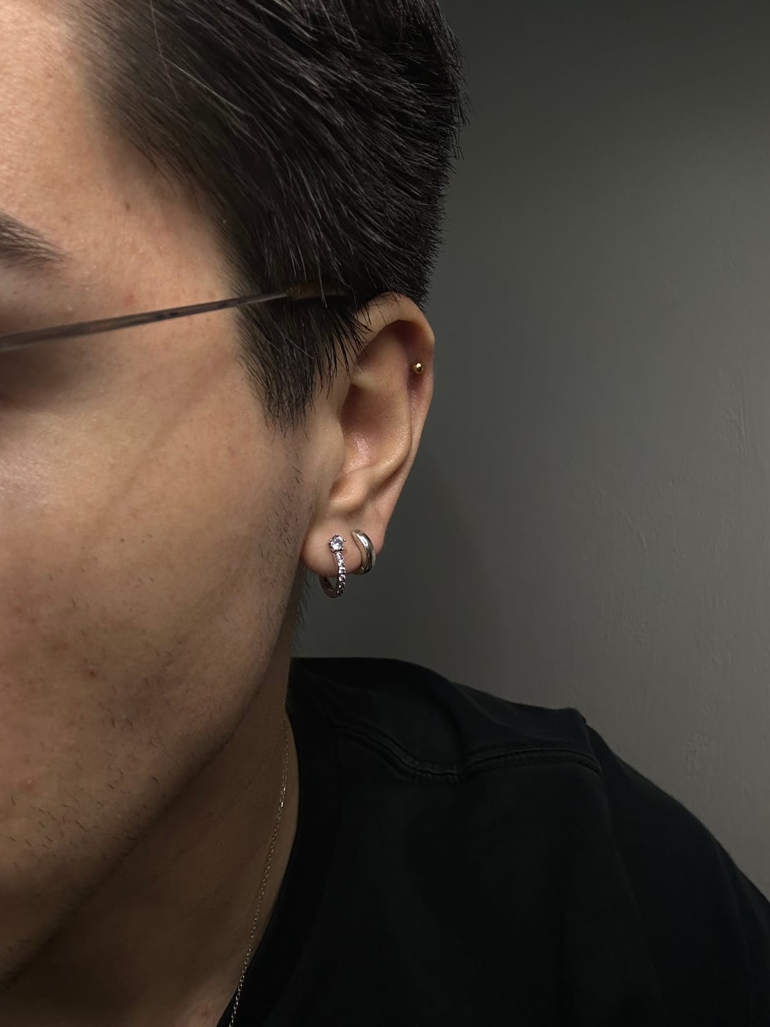 Customer photo review of Pendientes Circonio
