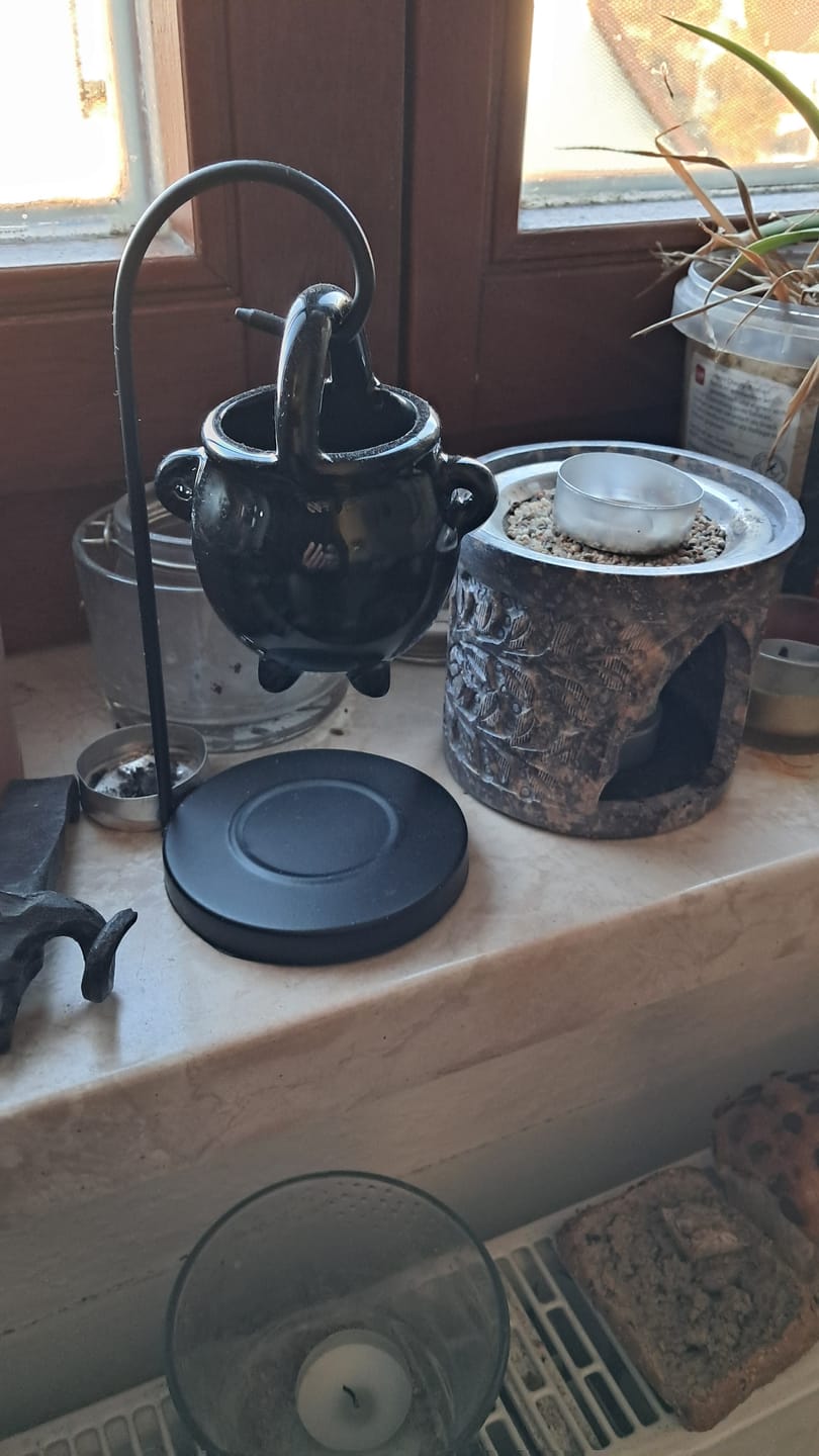Customer photo review of Hängender Hexenkessel - Duftlampe