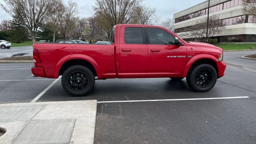 Customer photo review of Rancho QuickLift 1.75" Lift Kit Leveling Shocks & Struts fit 09-18 Ram 1500 4WD