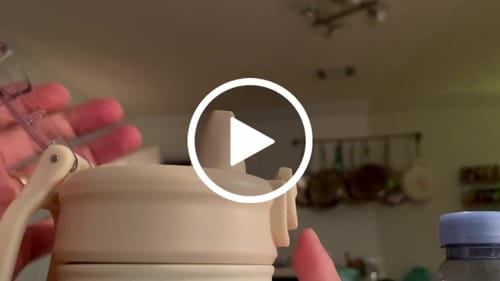 Customer video review of 40 oz Push Bottle