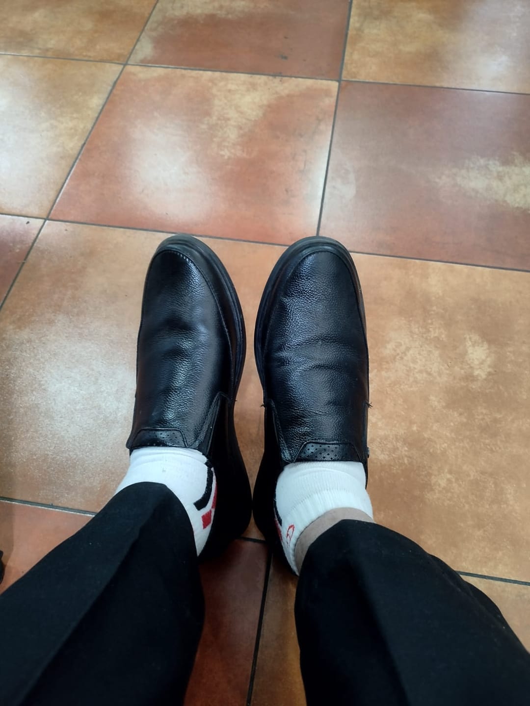 Customer photo review of Bacca Bucci Leather Office Slip-ons Formal Shoes | UK- 06 to 14