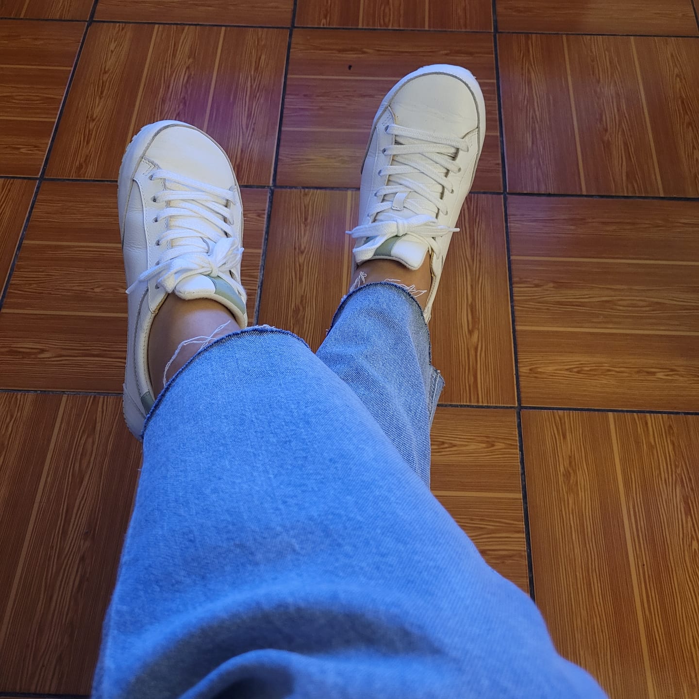 Customer photo review of Zapatilla A1. Blanca Romero