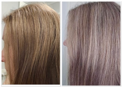 Customer photo review of Ethan Thomas Black shampoo & mask duo