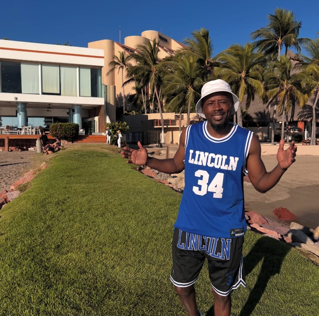 Customer photo review of Jesus Shuttlesworth 'He Got Game' Lincoln High Basketball Jersey