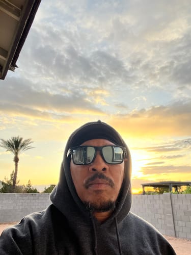 Customer photo review of 80Eighty® Polarized Sunglasses - Black Chrome