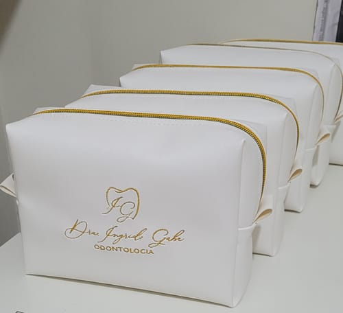 Customer photo review of ZIPER Nº6 POLIESTER COR BRANCO/DOURADO 10 METROS