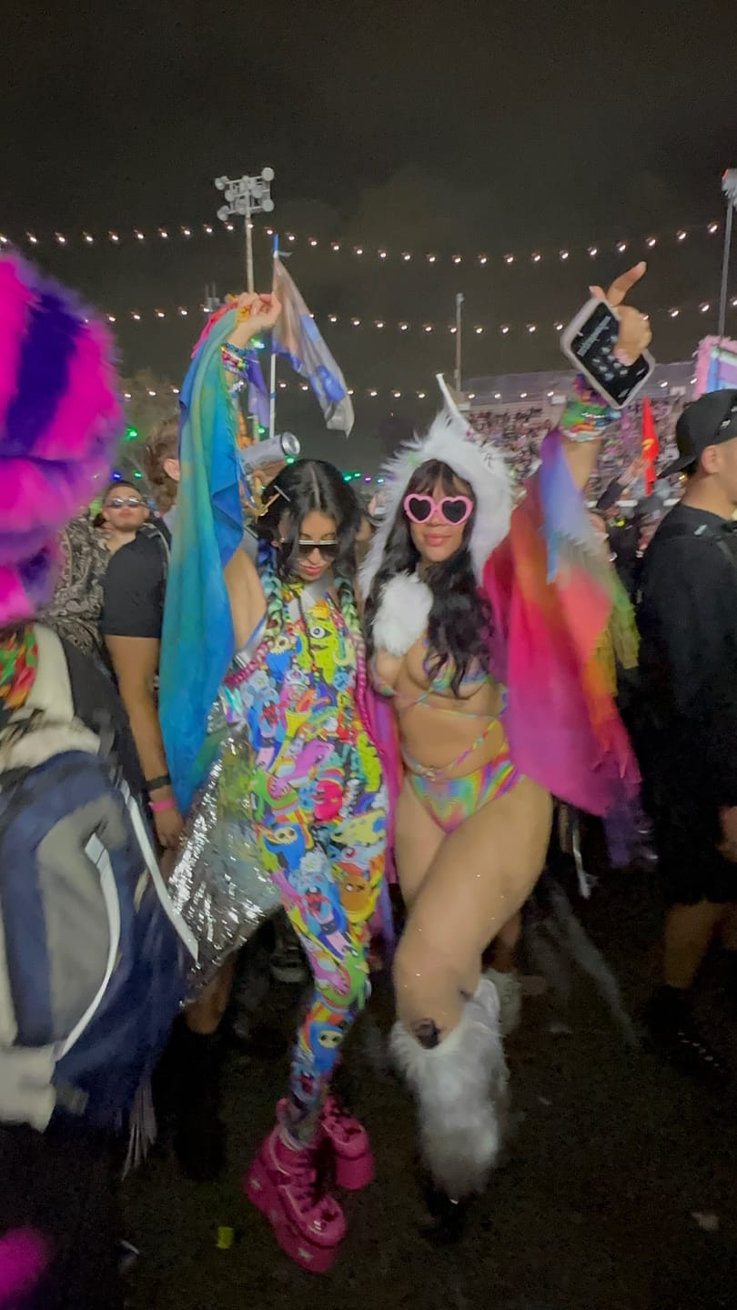 Customer photo review of Magic Forest Sleeveless Catsuit