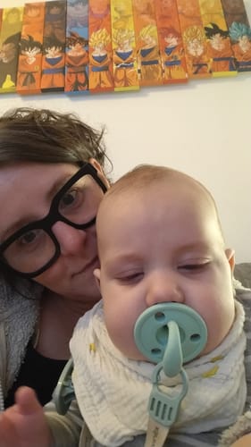 Customer photo review of Pack 4 Chupetes CLÁSICOS Nenina & Co