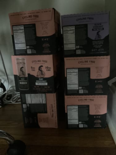 Customer photo review of Ruby Grapefruit THC Seltzer, 6pk