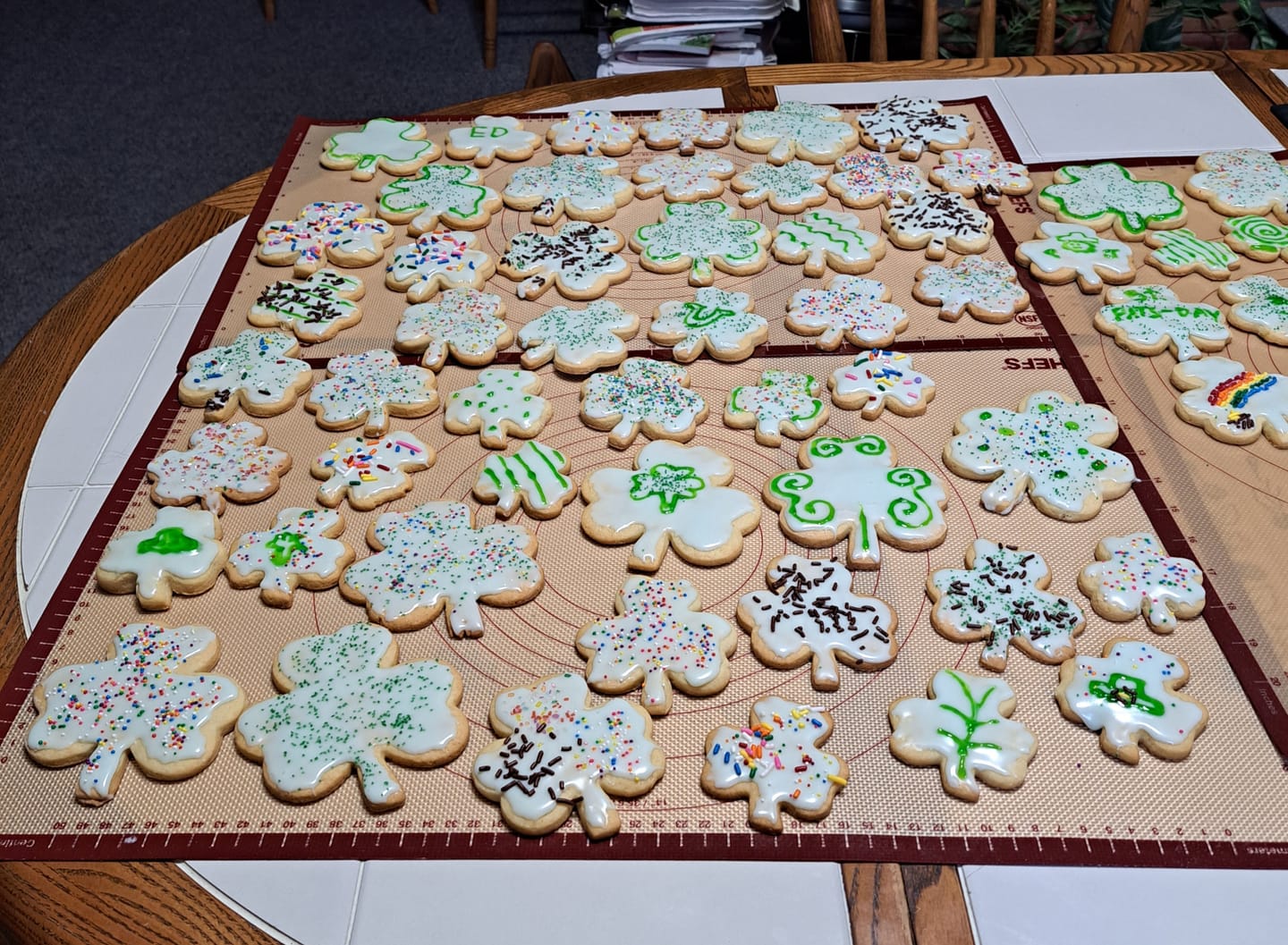 Customer photo review of gfJules Gluten Free Cut-Out Cookie Mix