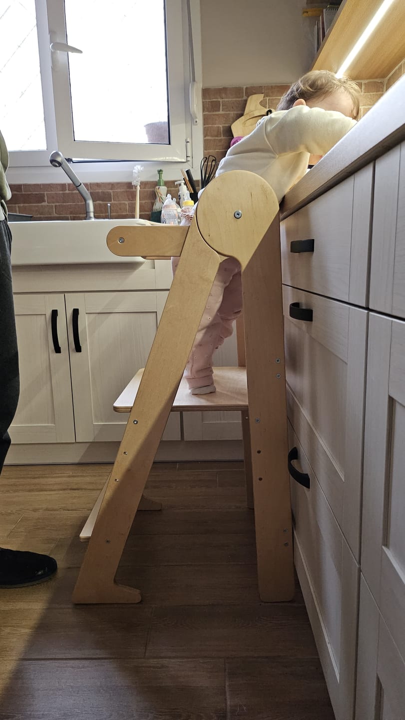 Customer photo review of Foldable Learning Tower
