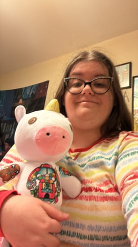 Customer photo review of Candy the Unicorn