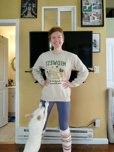 Customer photo review of Midwest Land of Opes and Dreams Sweatshirt