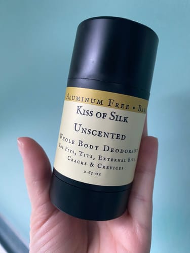 Customer photo review of Aluminum + Baking Soda Free Deodorant